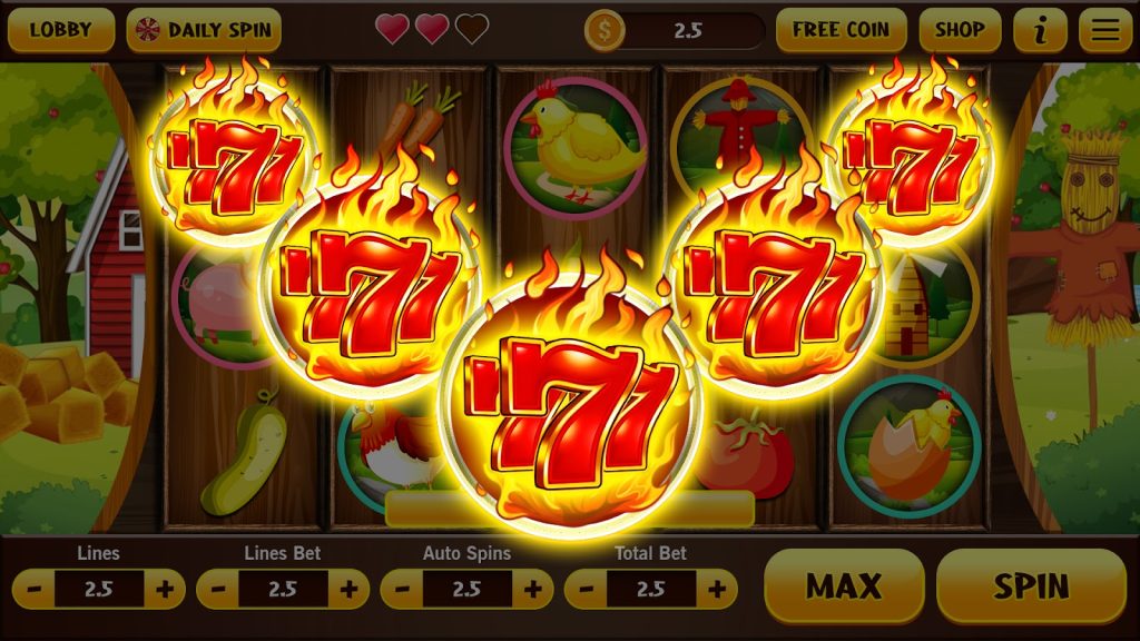 Slot Điên Cuồng 777 là mang theo phong cách đơn giản
